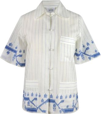 Monoki Womens Scorpios Shirt In Off White