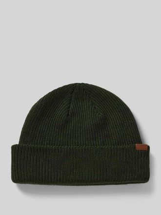 Columbia Beanie mit Label-Detail in Oliv, Gr&ouml;&szlig;e 1
