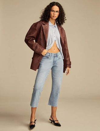 Lucky Brand Womens Mid Rise Sweet Crop