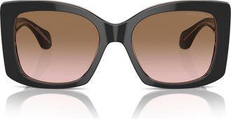 Giorgio Armani 0ar8208u Gradient Acetate Oversized Square Sunglasses