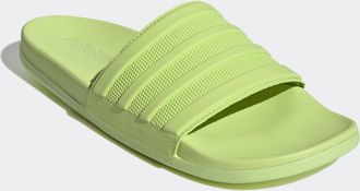 adidas Badesandale ADIDAS SPORTSWEAR COMFORT ADILETTE, Gr. 40,5, gr&uuml;n (pulse lime, pulse lime, pulse lime), Textil, Schuhe Badesandale, Badelatschen