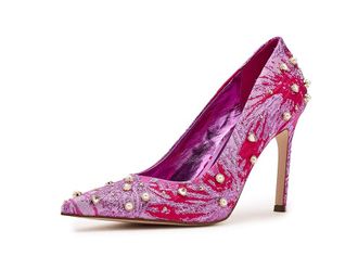 Jessica Simpson Welica Classic Pumps Womens Shoes Pink/Red Combo : 8.5 M, Synthetic