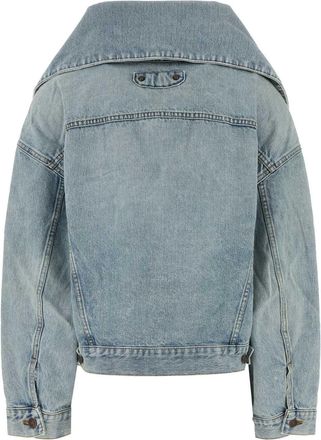Balenciaga Collar Jacket - Blue