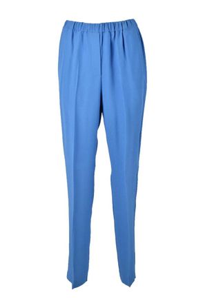 Mauro Grifoni Mauro Grifoni Acetate Viscose Trousers - Light Blue