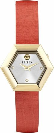 Philipp Plein Pw 6Fa 0325 Quartz Watch - Dames - Horloges - Oranje - ONE Size - Leer - Accessoires