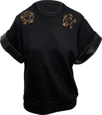 Givenchy Star Embellished Blouse, Size Int, Xs (Authentic Pre-Loved)
