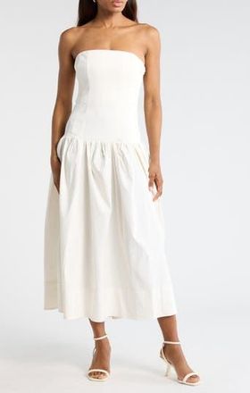 A.L.C. June Midi Dress in White at Nordstrom Rack, Size 10