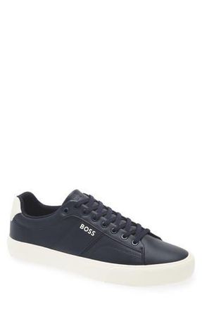 BOSS Aiden Tennis Sneaker in Dark Blue at Nordstrom Rack, Size 12Us / 11Uk