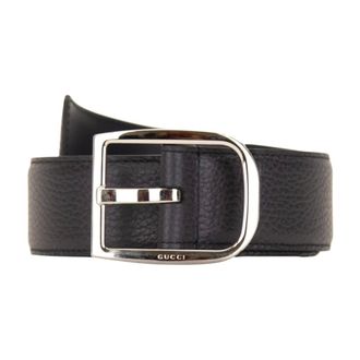 Gucci Heren, Accessoires, Zwart, Maat: 85 CM Leer