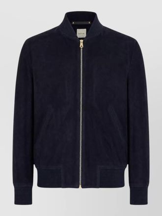 Paul Smith bomber jacket ribbed cuffs hem pockets