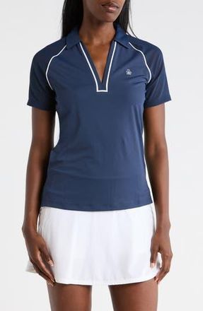 Original Penguin Johnny Collar Knit Polo in Black Iris at Nordstrom Rack, Size X-Small