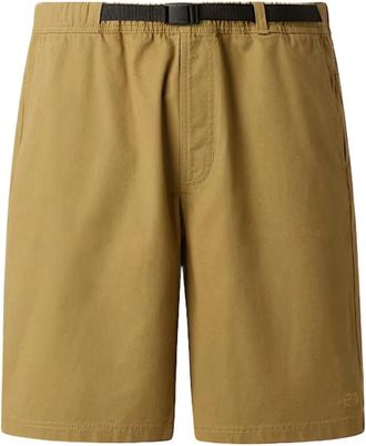 The North Face Straight Cotton-Blend Shorts - Heren - Outdoor korte broeken - Beige - XS - Katoen - Fitness