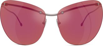 Diesel Wraparound shape sunglasses - Sunglasses - Unisex - Violet
