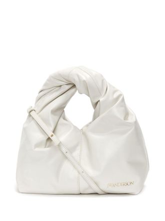 J.W.Anderson Borsa a tracolla Twister mini - Bianco