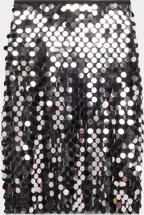 Zankov Yumi Sequined Mesh Skirt