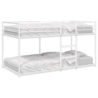 Berkfield Home Bunk Bed without Mattress White 90x190 cm Steel