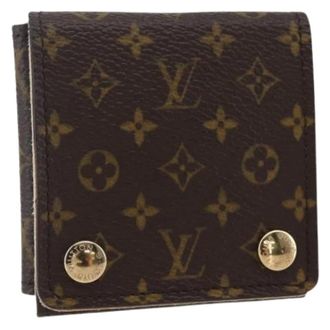 Louis Vuitton Pre-owned Wallets, female, Brown, Size: ONE SIZE Pre-owned Canvas Home-Office Wallet