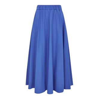 P.A.R.O.S.H. Maxi Skirts, female, Blue, Size: M Taffeta Skirt