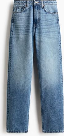 H&M Straight High Jeans - Blue
