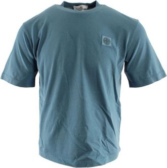 Stone Island T-shirt - Heren - T-shirts - Blauw - XS - Tops