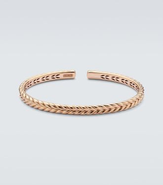 David Yurman Pulsera Chevron de oro rosa de 18 ct