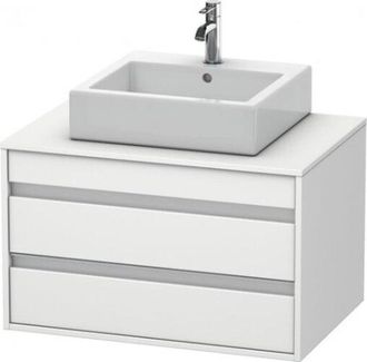 Duravit Ketho M&oacute;dulo Mural 6654, 2 Cajones, 800mm, Para Lavabo De - Duravit