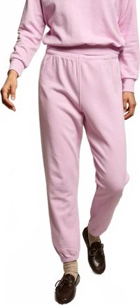 perfectwhitetee Johnny French Terry Easy Sweatpant In Pink