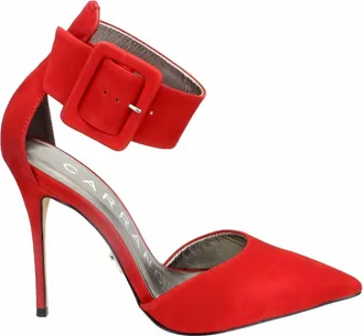 Carrano Womens Jodie Pump Heel In Red