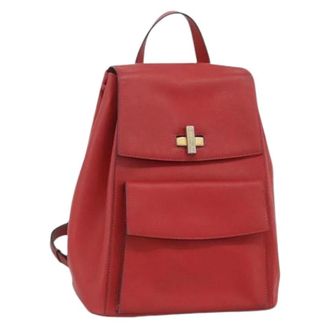 Celine Pre-owned Backpacks, female, Red, Size: ONE SIZE Pre-owned Vintage Backpack