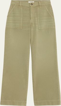 Re/Done Baker Cotton Twill Pants