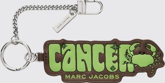 Marc Jacobs Portachiavi The Charm Bag Zodiac con stampa slogan e moschettone