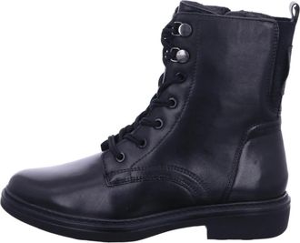 Tamaris Comfort Lace-up Laarzen - Dames - Schoenen - Zwart - Maat: 37 EU Leer