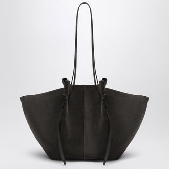 Yuzefi Large Mochi Bag in Ganache Suede Leather