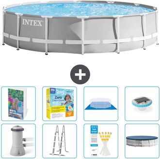 Intex Piscina Prism Frame Redonda - 427x107 Cm - 9-piezas S526