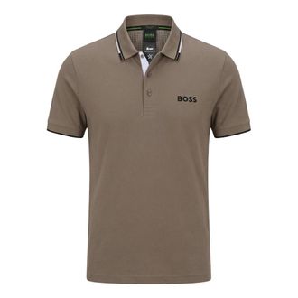 HUGO BOSS Hugo, Polo Shirts, male, Beige, Size: 2XL Paddy Pro Polo Shirt