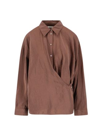 Christophe Lemaire Camicia Drappeggiata