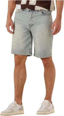 Woodbird Witte denim shorts voor heren - Heren - Denim shorts - Blauw - W28 - Denim - Korte Broeken