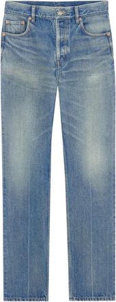 Saint Laurent Dames, Jeans, Blauw, Maat: W27 Katoen