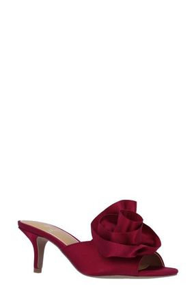 J. Rene&eacute; Briston Slide Sandal in Dark Cherry at Nordstrom, Size 10.5