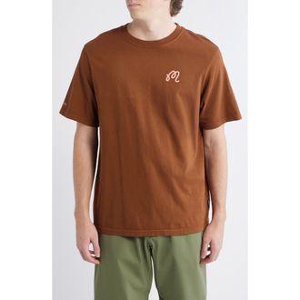 Malbon Golf Bermuda Foraging Graphic T-Shirt in Pecan at Nordstrom, Size Medium