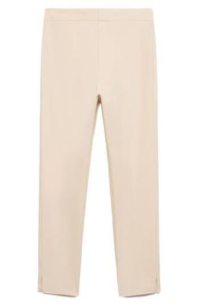 Mango Crop Skinny Pants in Ecru at Nordstrom Rack, Size 6