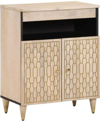 vidaXL Side Cabinet 60x33x75 cm Solid Wood Mango vidaXL