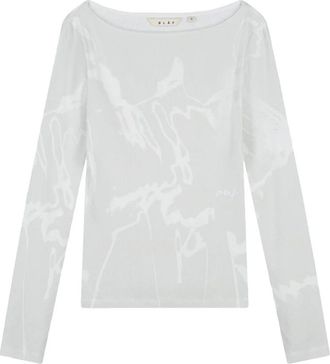 Olaf Hussein Dames, Tops, Grijs, Maat: XL