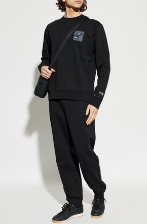 Iceberg Sweatshirt With Print, Mens, Black