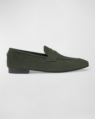 Bougeotte Flaneur Suede Penny Loafers