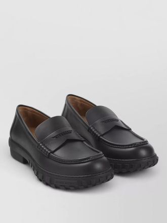 Givenchy loafers chunky sole round toe design