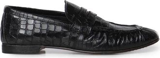 Giuliano Galiano Bryan Loafer - Heren - Loafers - Zwart - 46 EU - Leer - Schoenen