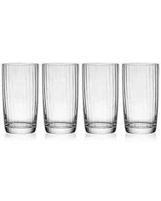 Mikasa Optic 18Oz Highball Glasses, Set Of 4