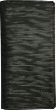 Louis Vuitton Epi Noir Long Wallet (Bi-Fold) (Pre-Owned)