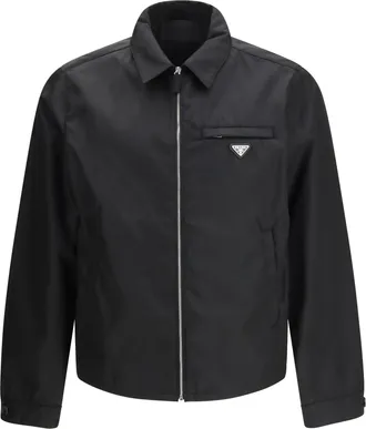 Prada Mens Jacket Re-Nylon Black Recycled Polyamide